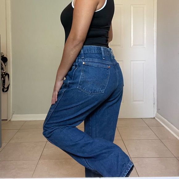 Wrangler Dark Blue Jeans - Picture 6 of 7